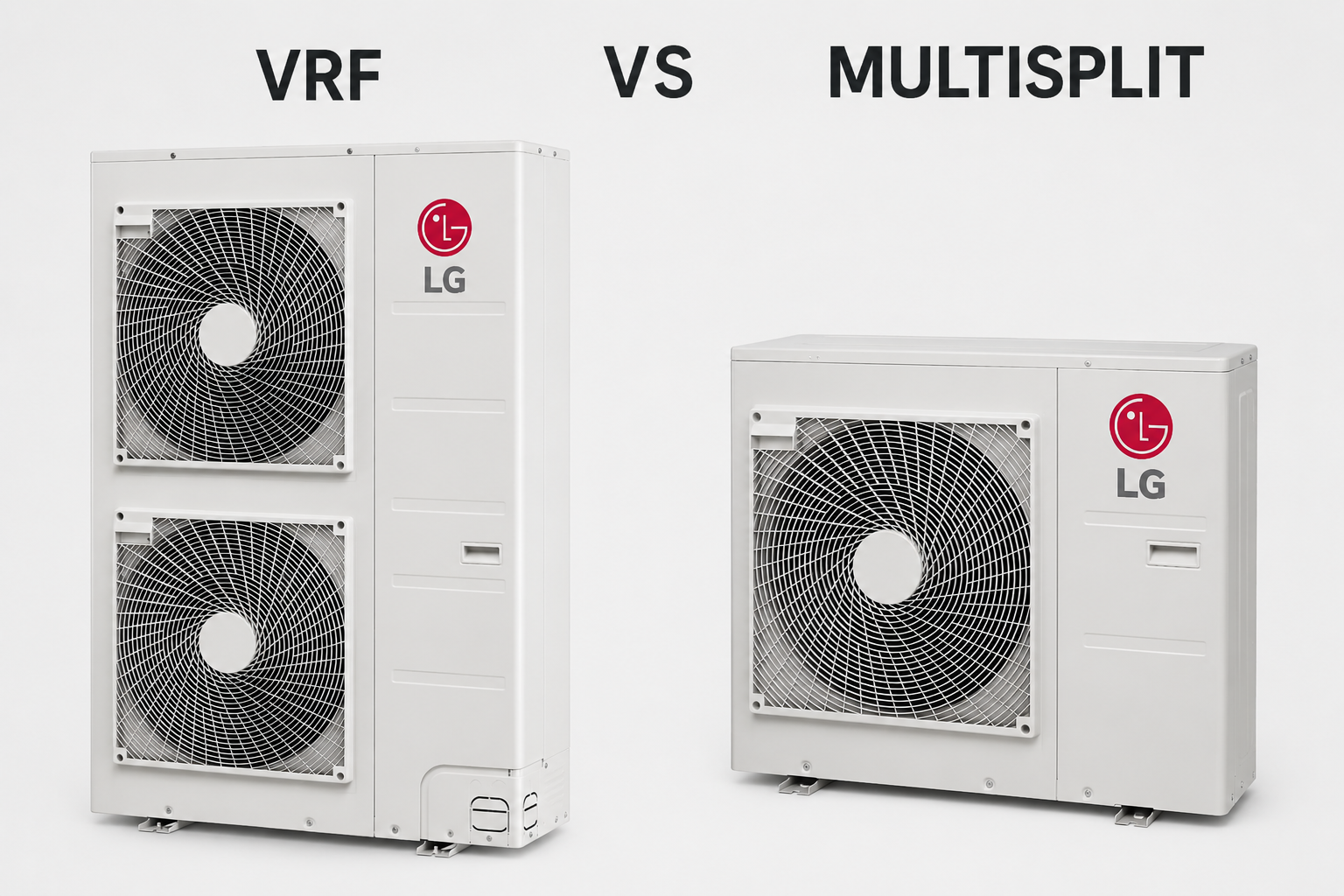 Comparativo prático entre sistemas Multi Split ou VRF para climatização